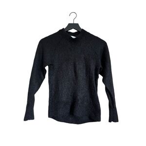 & OTHER STORIES Mohair + Wool Blend Sweater in Black